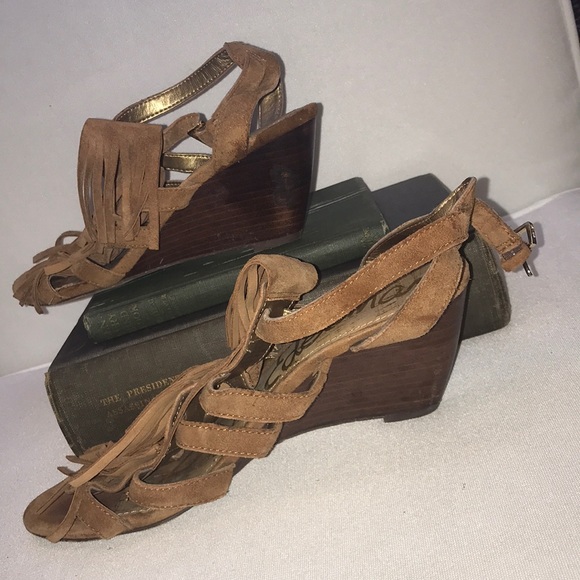 Sam Edelman fringe sandals 6.5 - Picture 6 of 8
